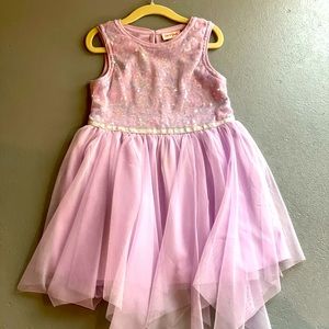 Light Purple Sequin and Tulle Dress 4T